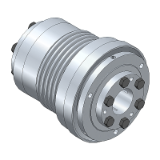SWK/BK - Safety Coupling with conical clamping hub - metal bellow version